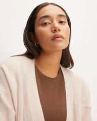 The Cozy-Stretch Relaxed Cardigan | Whisper Pink