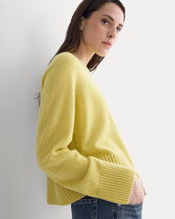 The Boxy Crew in Cashmere | Double Cream Heather