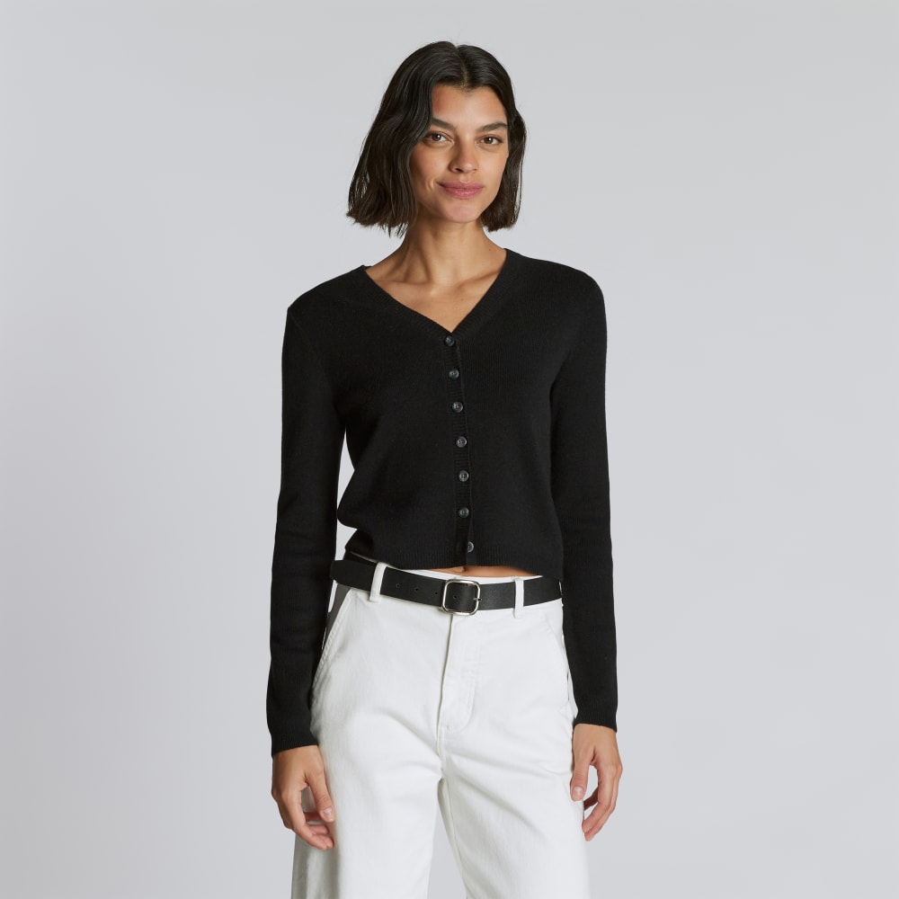 The Luxe Merino Cardigan | Black