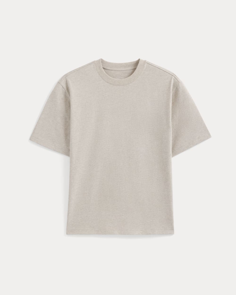 Archive Relaxed-Fit Cotton Crew | Heathered Oatmeal