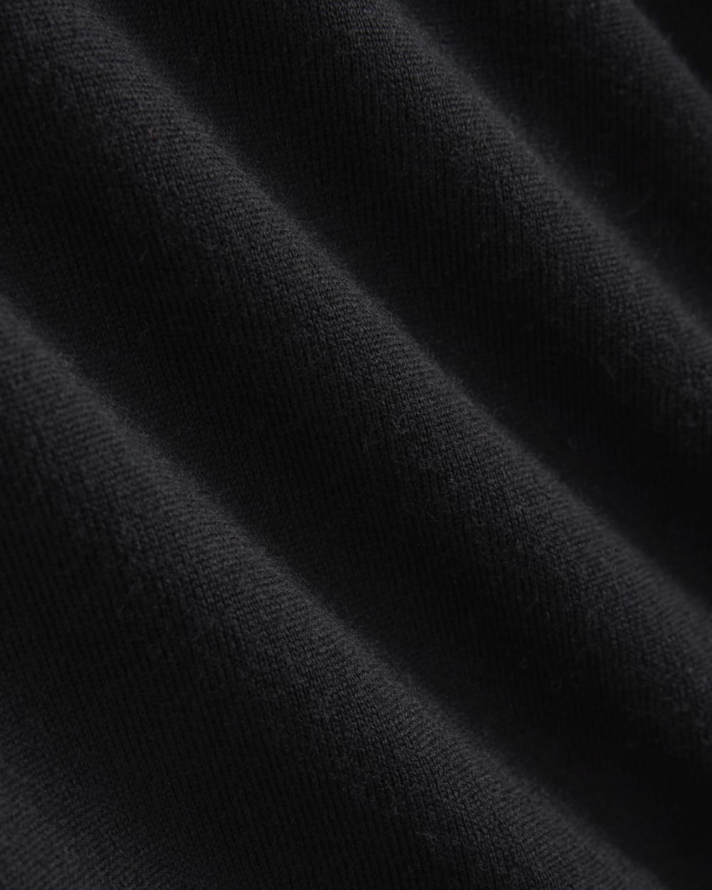 Mockneck Sweater In Ultrafine Merino | Black