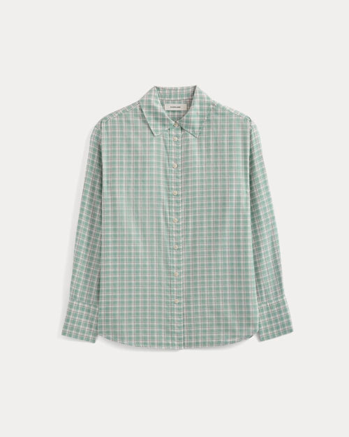 Everyday Shirt in Silky Cotton | Gray Mist