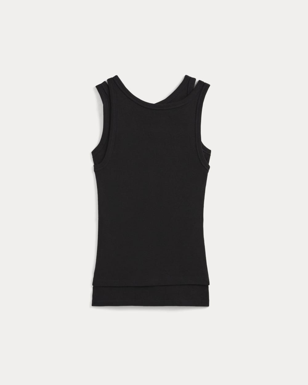 Tissue Layered Tank | Black