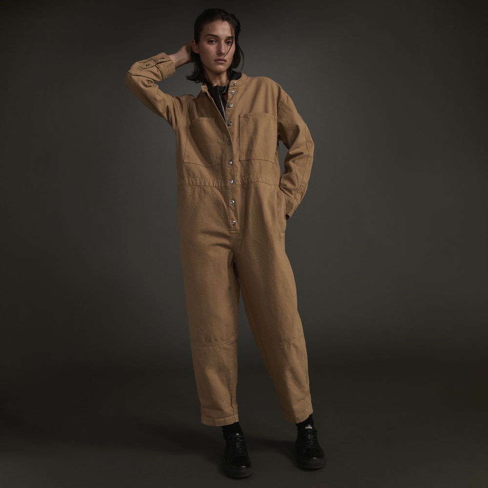 The Canvas Organic Cotton Coverall | Cappuccino