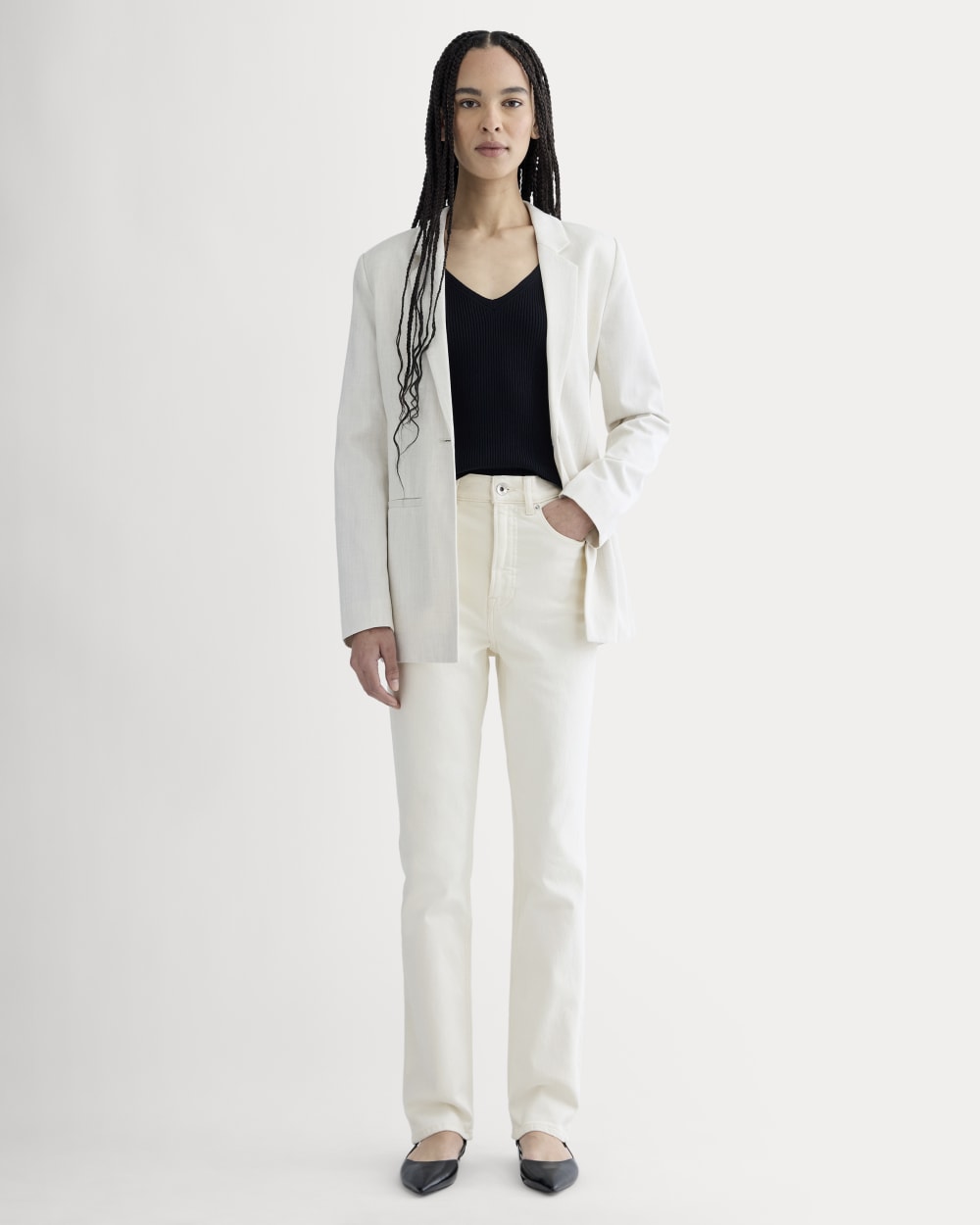 The Way-High® Slim Jean | Calico Ecru | 29" Inseam