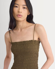 Gauze Smocked Cami | Beech
