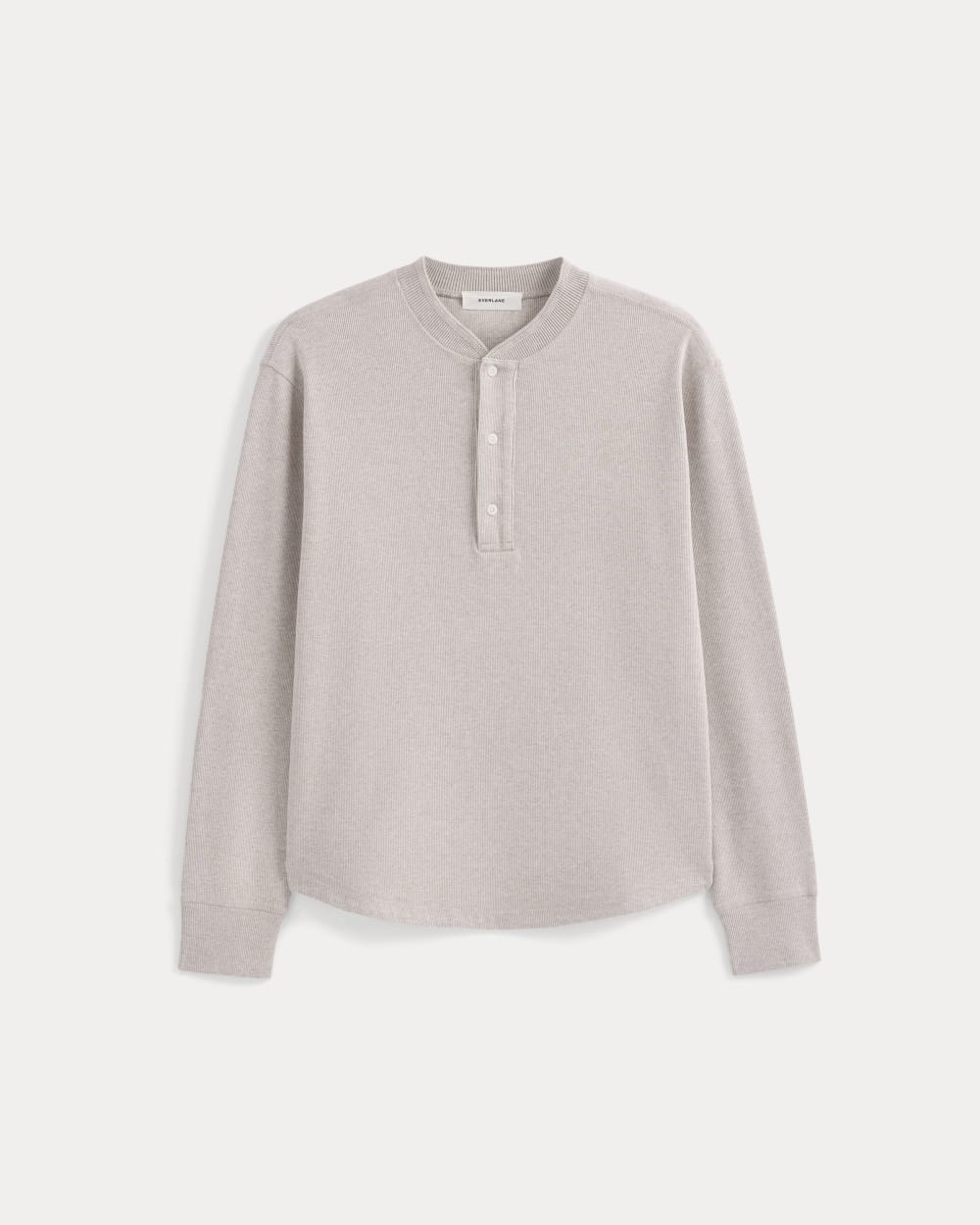 Vintage Rib Henley | Heathered Oatmeal