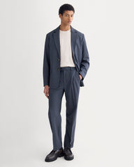 Tropical Wool Blazer | Heathered Navy