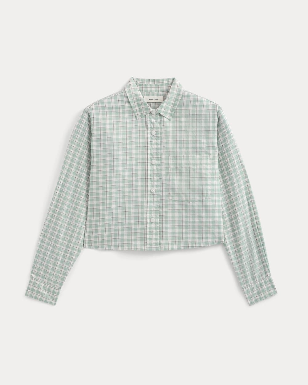 The Way-Short Shirt in Silky Cotton | Gray Mist