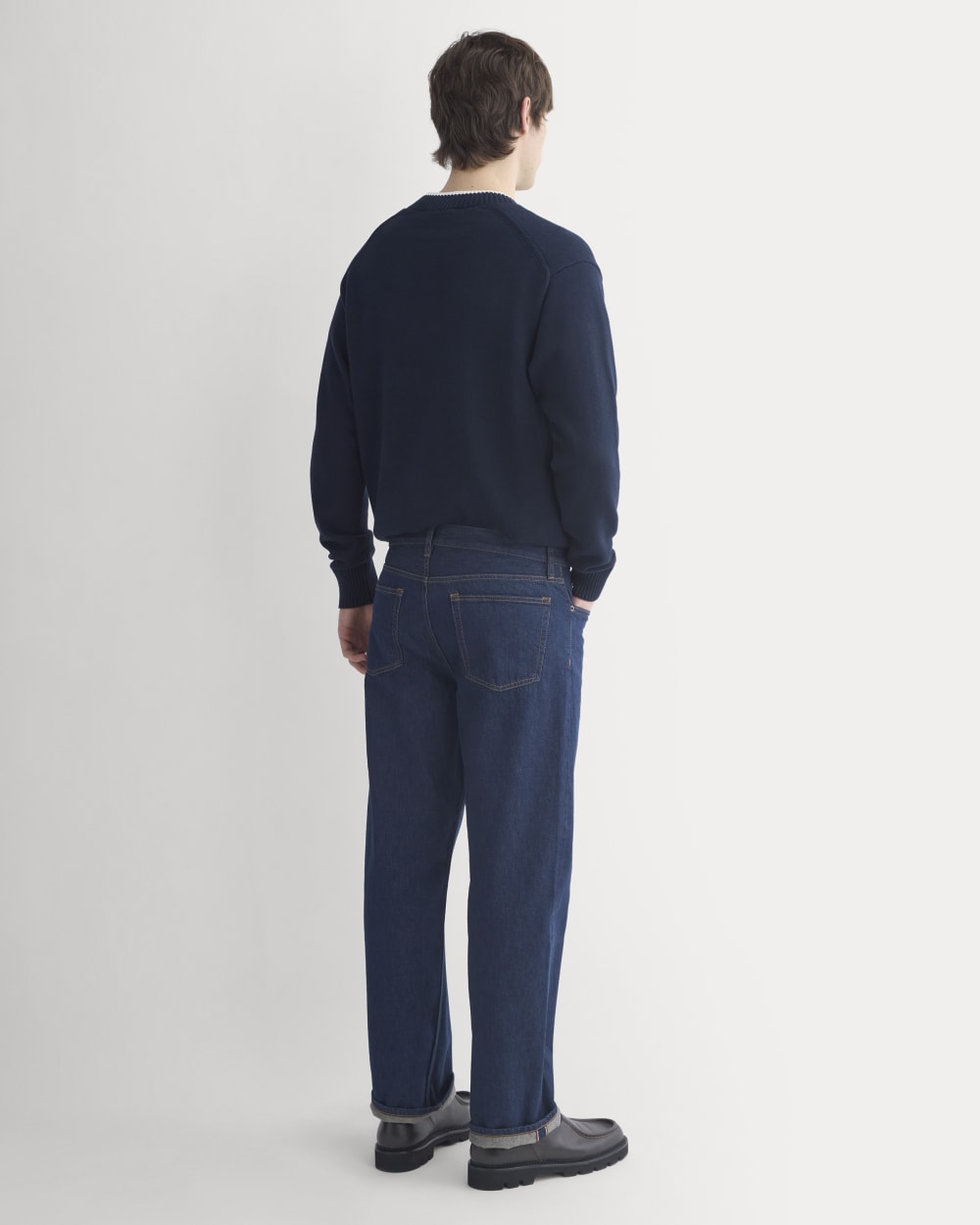 Relaxed Italian Selvedge Jean | Indigo Rinse