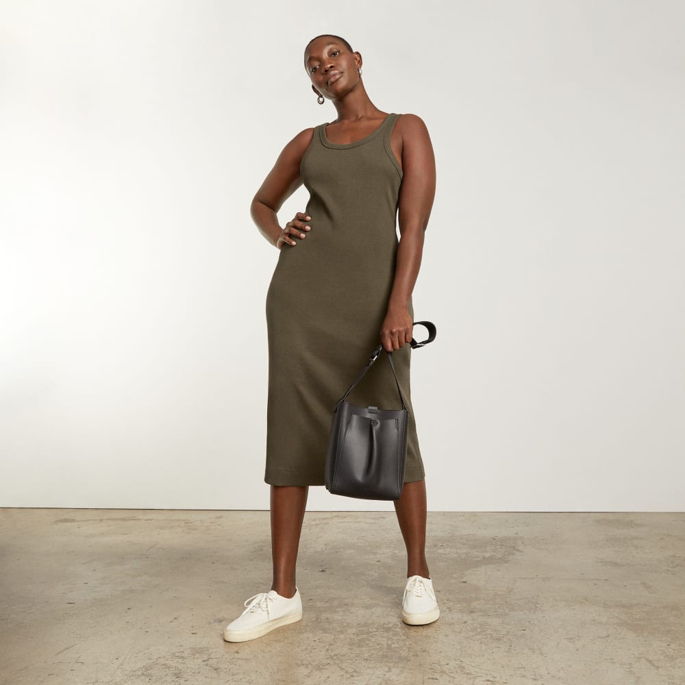 The '90s Rib Dress | Beech