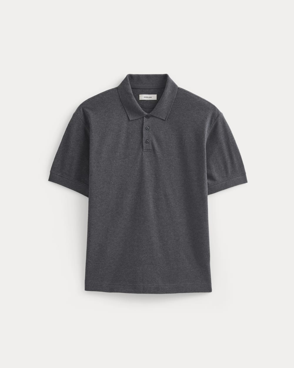 Classic Piqué Polo | Heathered Graphite