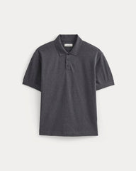 Classic Piqué Polo | Heathered Graphite