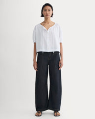 The Gauze Button-Up | White