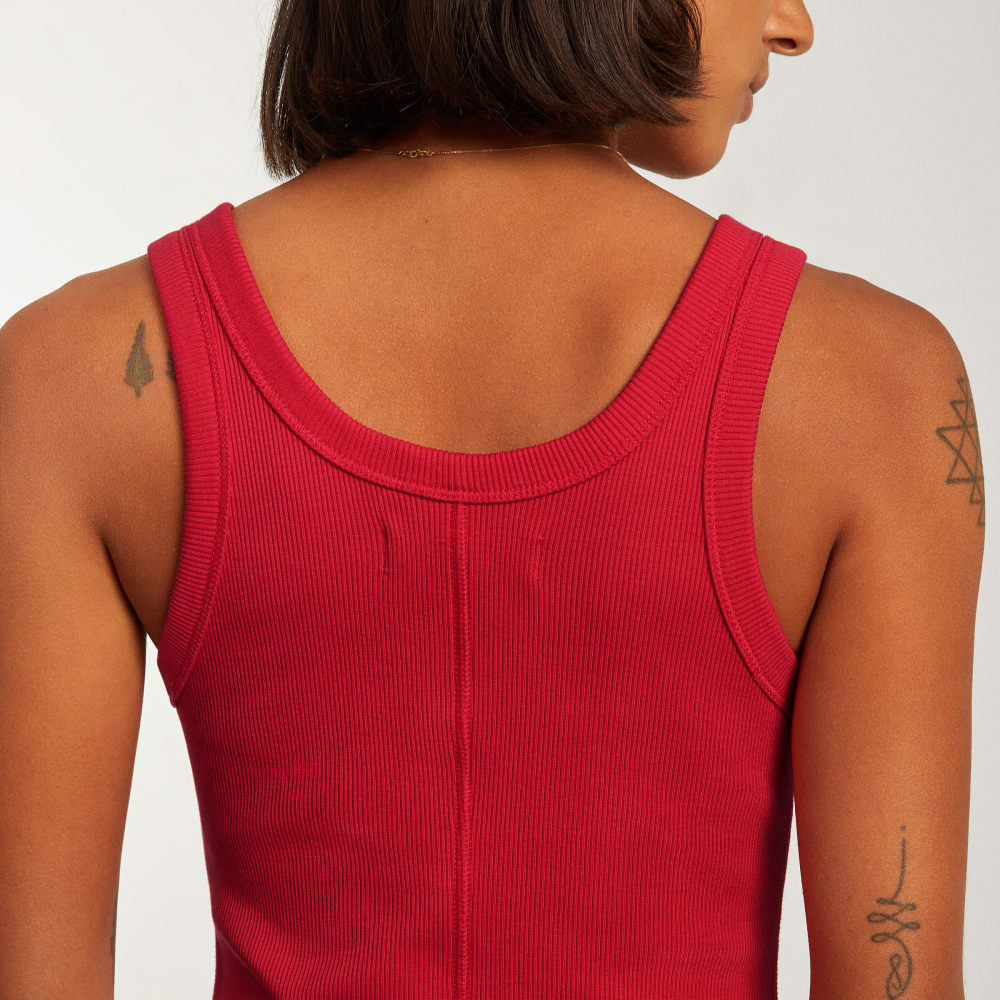 The '90s Rib Dress | Goji Berry