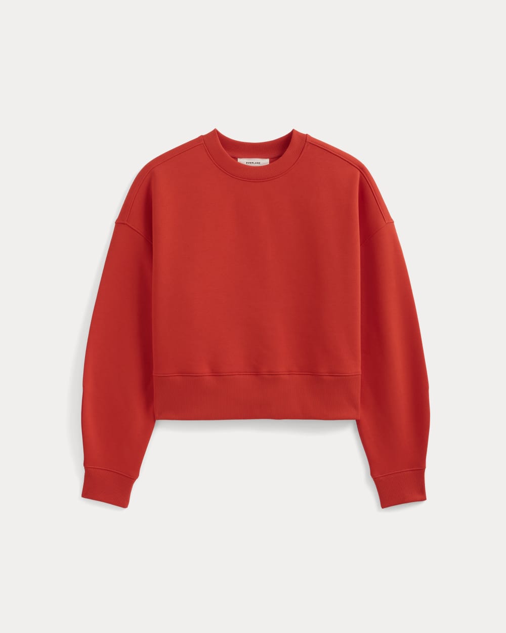 Luxe Fleece Sweatshirt | Fiery Red