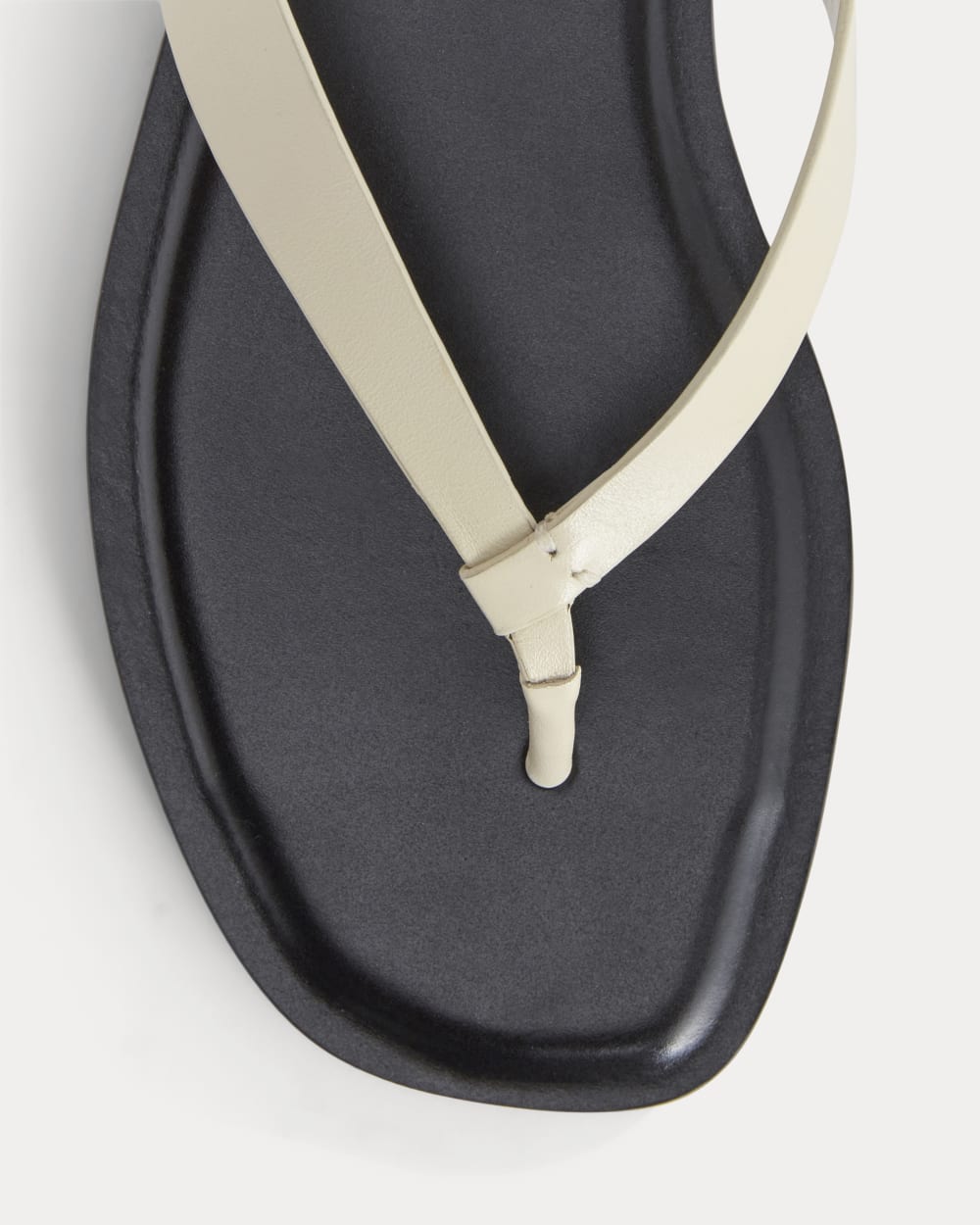 The Leather Flip Flop | Canvas