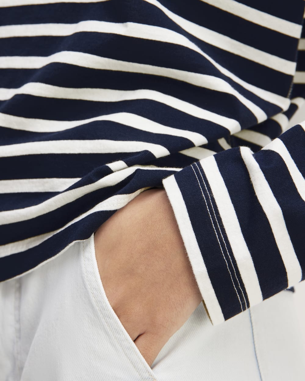 The Mariner Tee | Navy / Bone