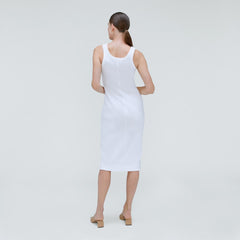 The '90s Rib Dress | White