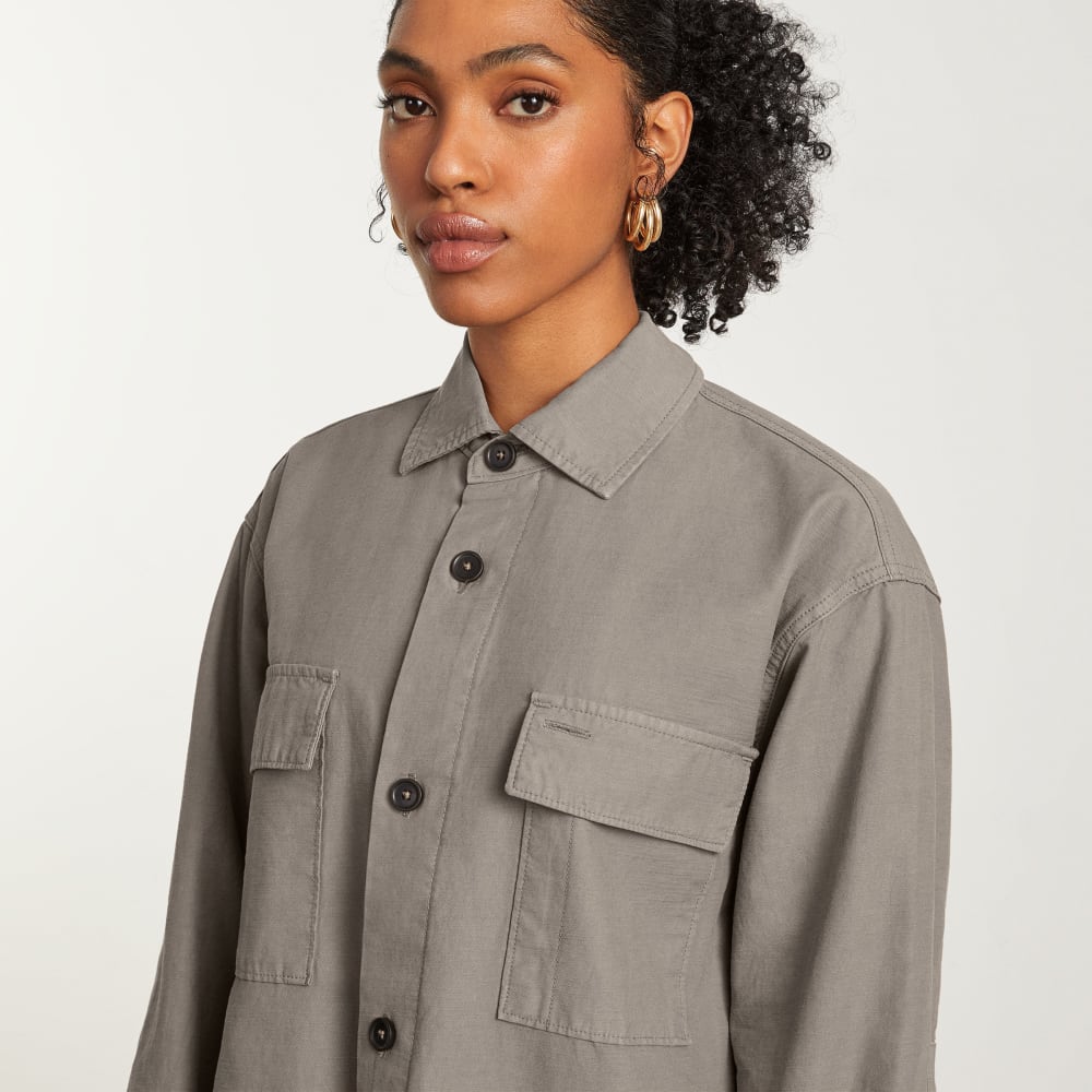 The Everyone Spring Shirt Jacket | Clay