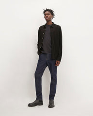 The Long-Sleeve Pique Shirt | Black