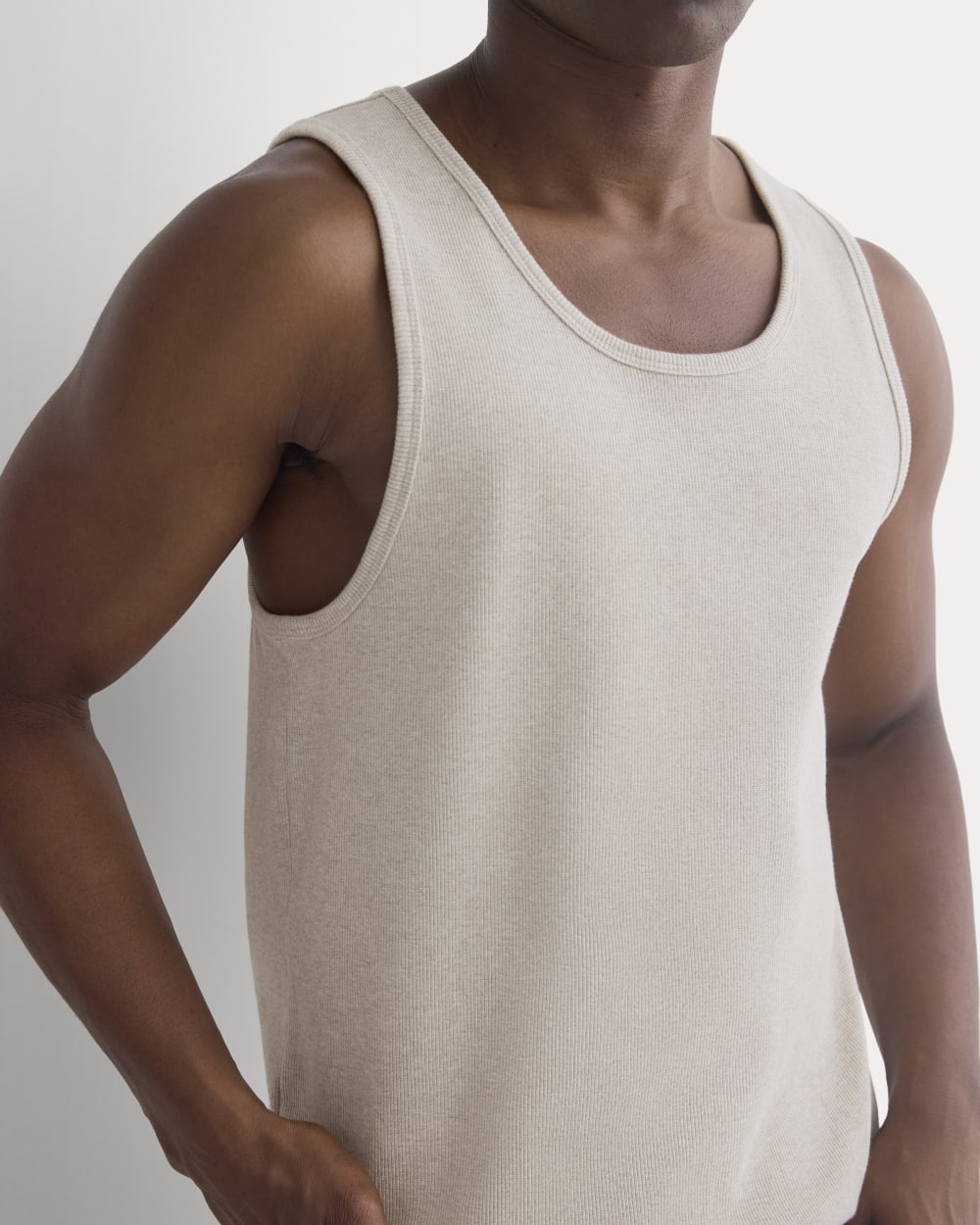 Vintage Rib Tank | Heathered Oatmeal
