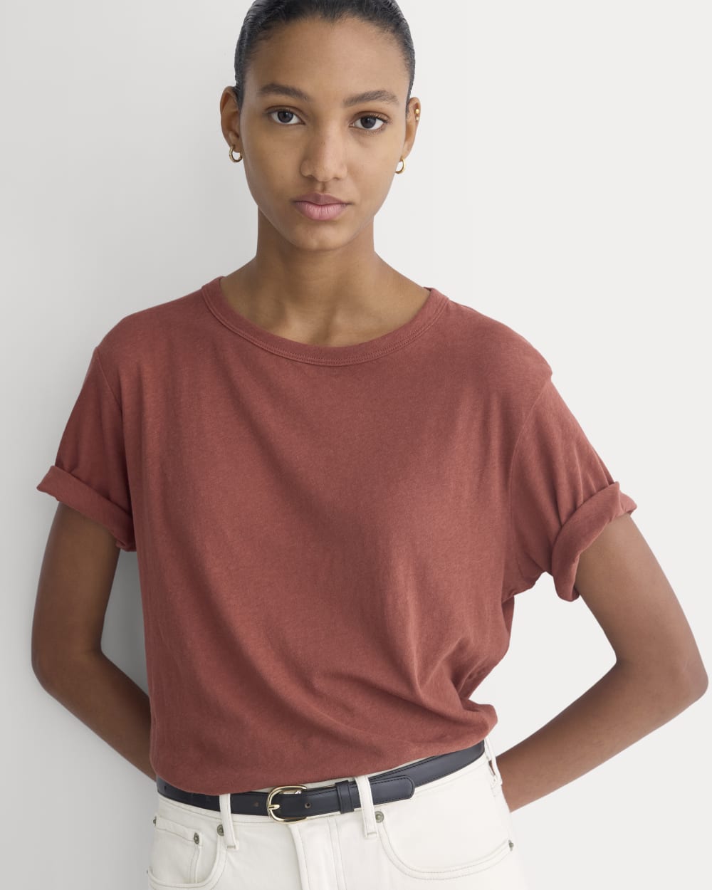 The Air Tee | Henna Red