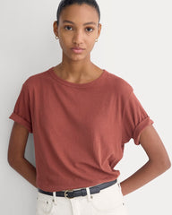 The Air Tee | Henna Red