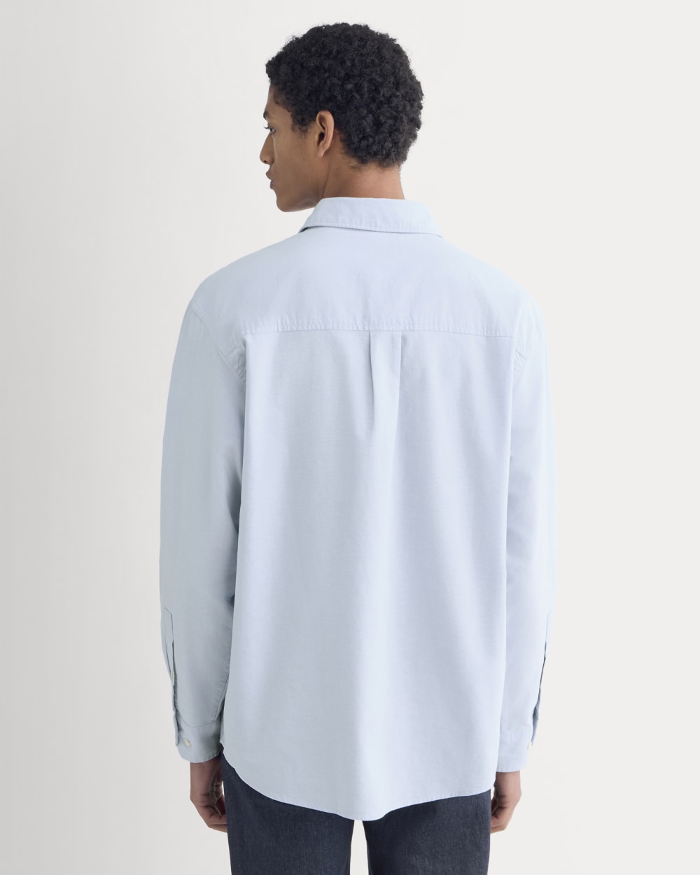 Lightweight Oversized Oxford | Light Blue