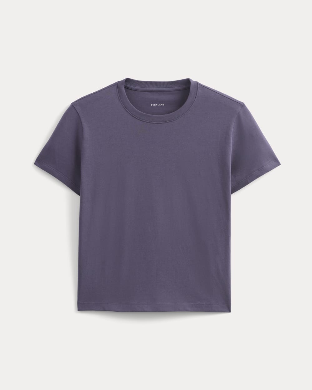 The Box-Cut Tee in Essential Cotton | Graystone | No Pocket