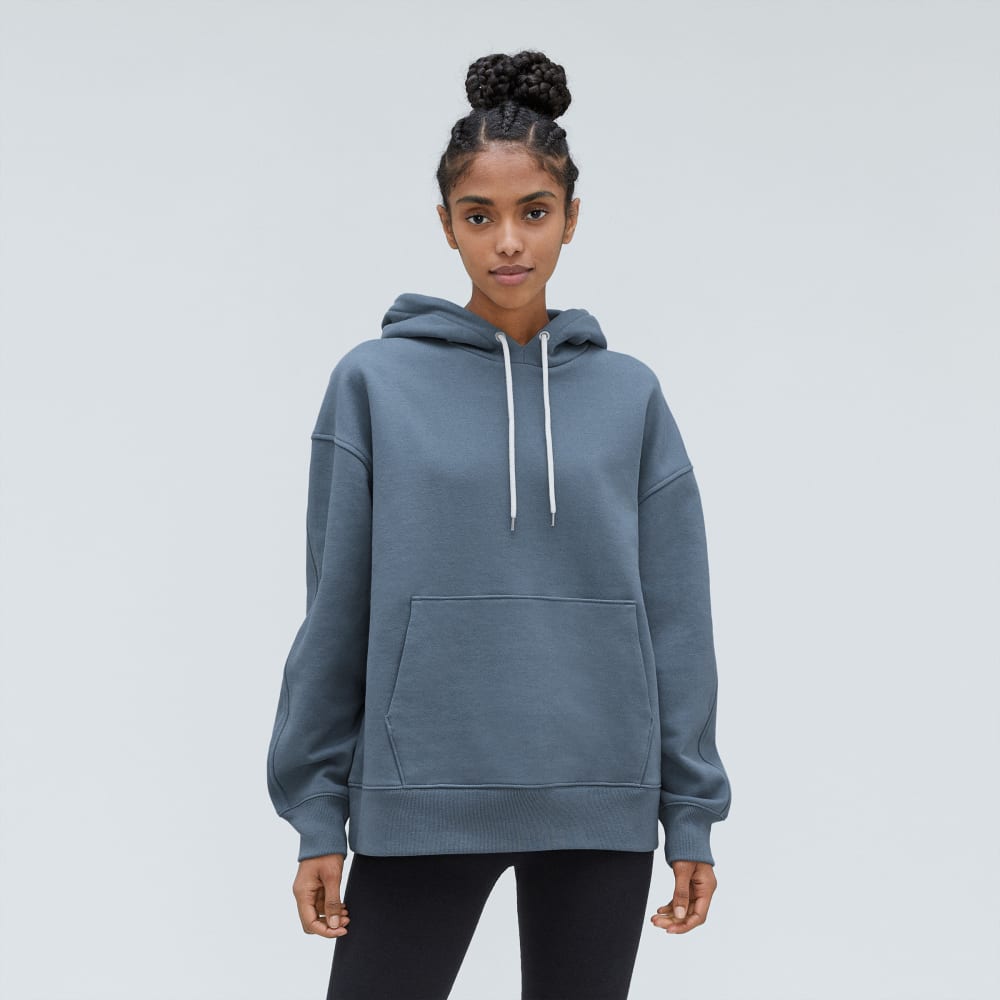 The Track Organic Cotton Popover | Faded Blue