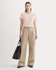 The Slim Crew in Essential Cotton | Soft Rose