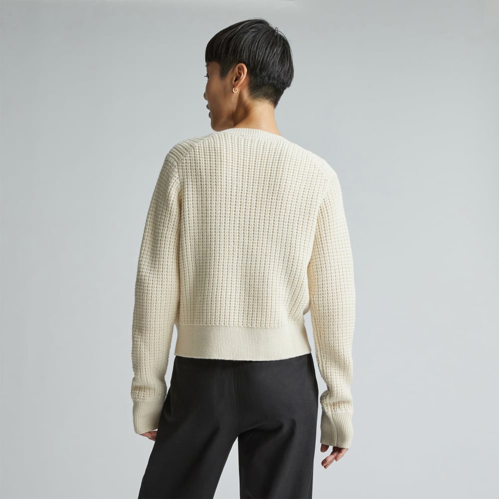 The Cropped Cotton-Merino Bomber | Canvas