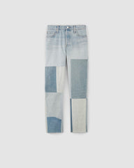 The '90s Cheeky® Mended Jean | Patched Indigo | 28.5" Inseam