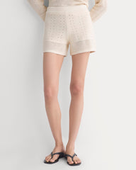 Open-Knit Short in Everyday Cotton | Canvas