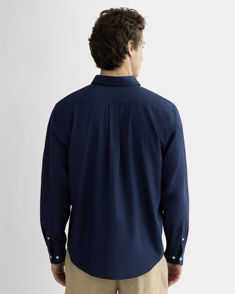 The Washed Poplin Shirt | Navy