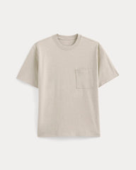 Oversized Midweight Tee | Heathered Oatmeal