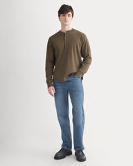 Vintage Rib Henley | Beech