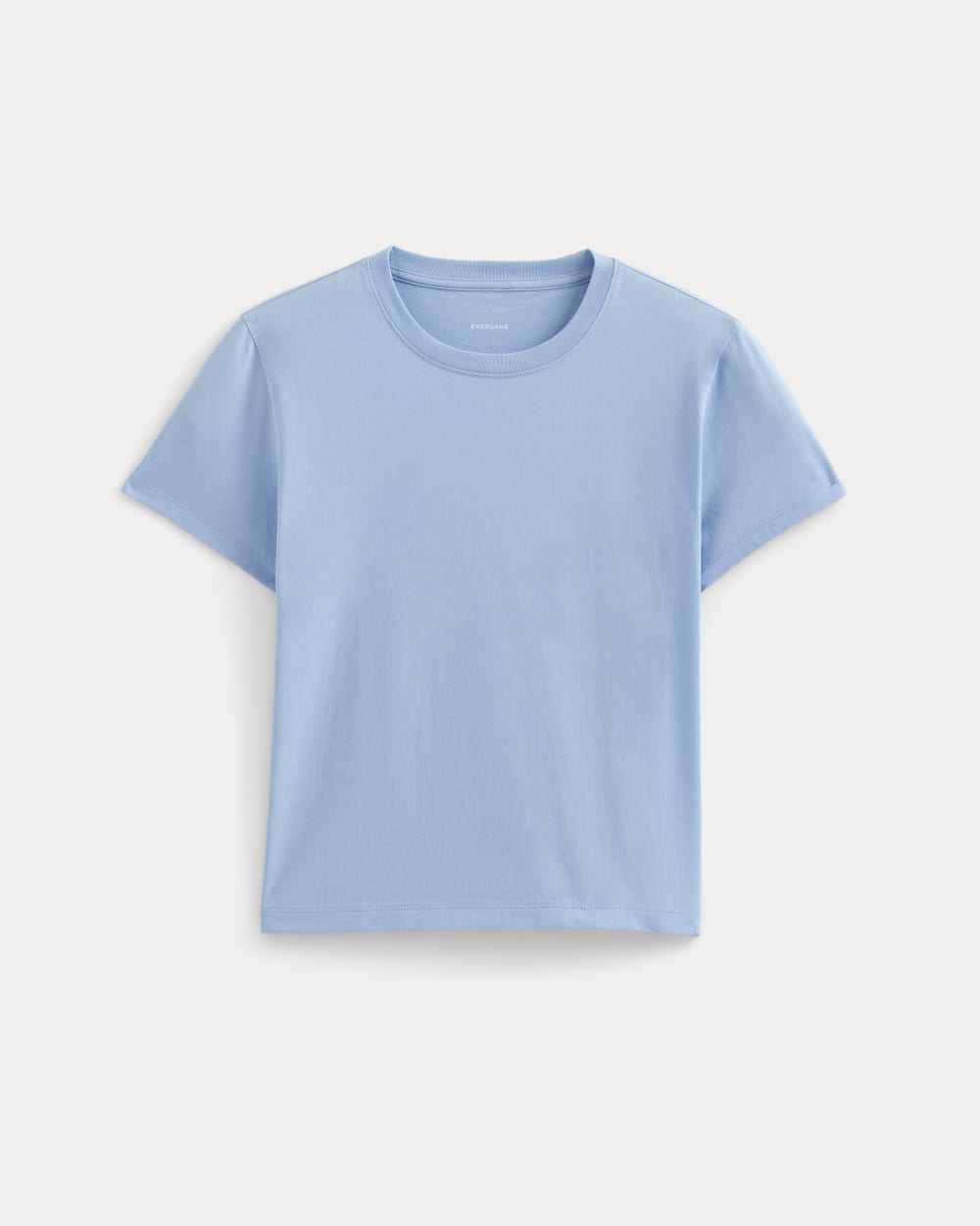 The Box-Cut Tee in Essential Cotton | Open Air Blue | No Pocket
