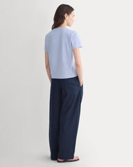 The Box-Cut Tee in Essential Cotton | Aleutian | No Pocket