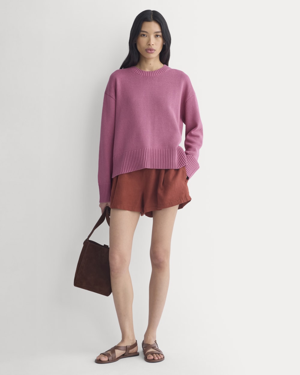 The Boxy Sweater in Everyday Cotton | Heather Rose