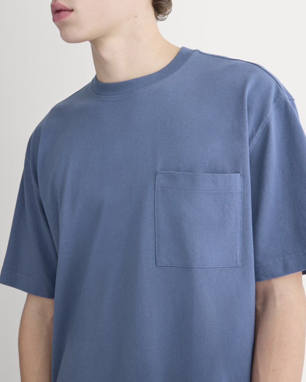 Oversized Midweight Tee | Vintage Indigo