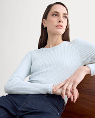 The Cozy Rib Long-Sleeve Tee | Skywriting