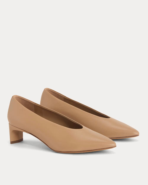 Made in Italy Almond-Toe Pump | Affogato