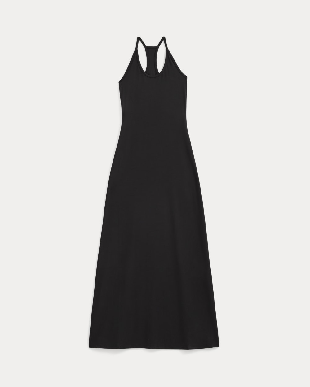 Racerback Maxi Knit Dress | Black
