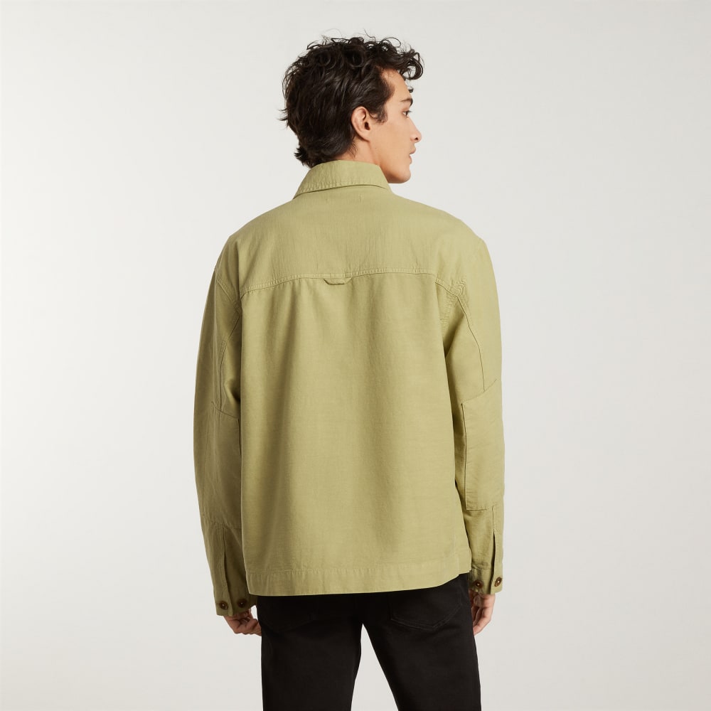 The Everyone Spring Shirt Jacket | Sage