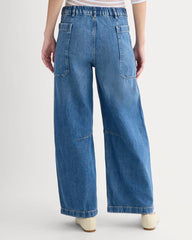 The Gardener Pull-On Jean | Medium Indigo