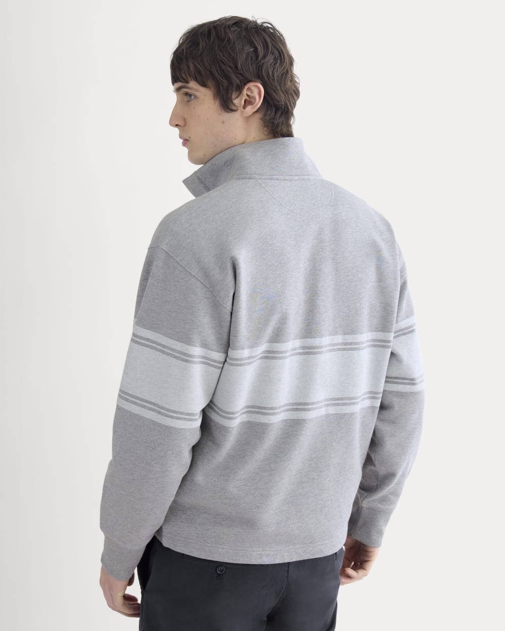 Off-Duty Terry Pullover | Vintage Heather Grey / Bone