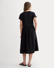 The Midi Dress in SoftLuxe | Black