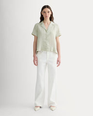 The Notch Shirt in Linen | Elm Gingham
